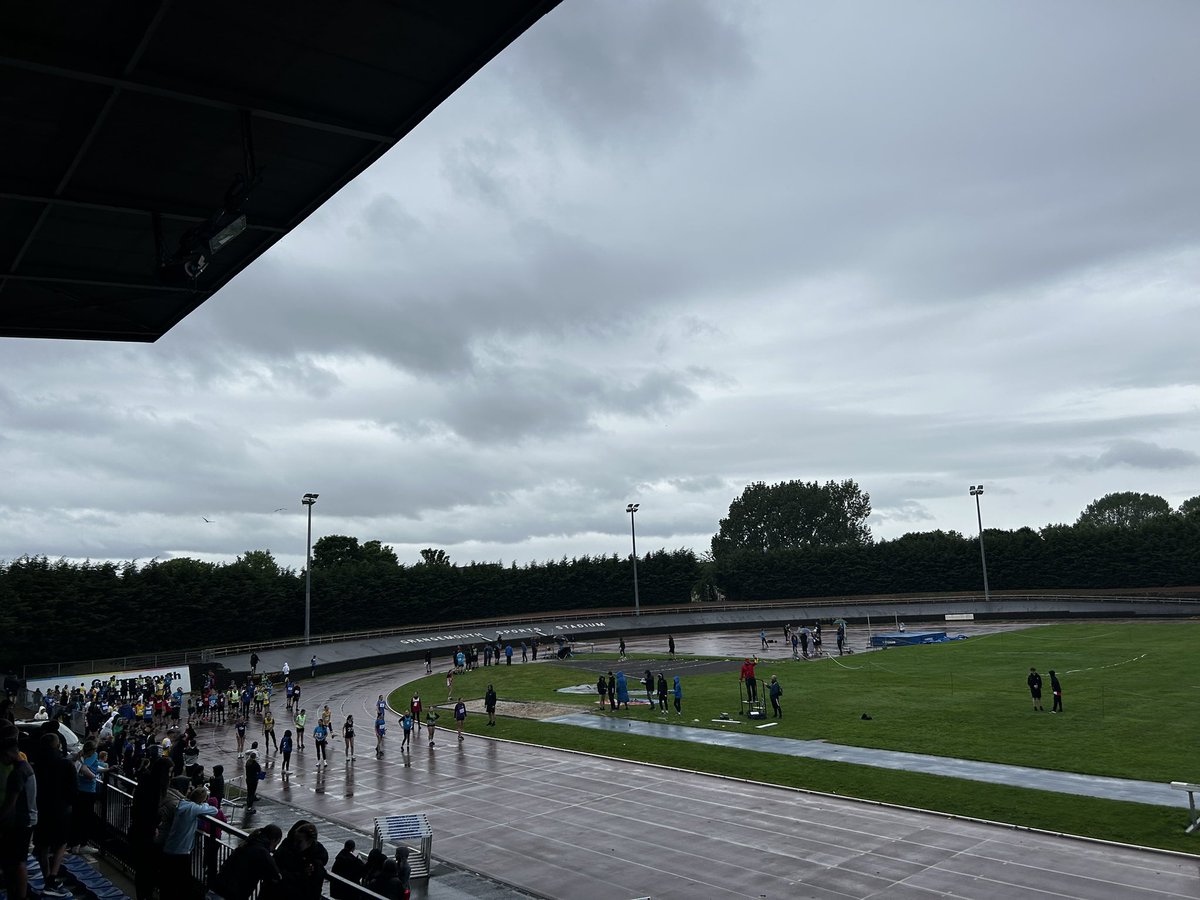 Many of our young athletes in competition at the North Lanarkshire Schools Champs at Grangemouth representing @HWBTaylorHigh @TaylorHS1982 @brannock_high @ClydeValleyHS @ClydeValleyPE @StAidansHigh_PE @DalzielHigh and racing superbly - good luck to everyone this week and next!!