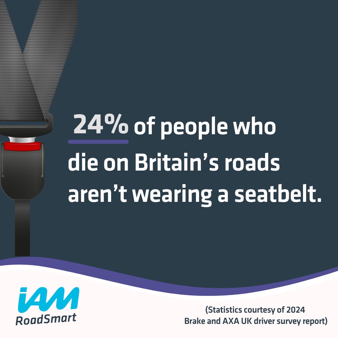 Seat belts are one of the bedrocks of car safety, but many road fatalities in the UK are from those who are not wearing them. Never compromise on safety. Drive safely this bank holiday weekend, and make sure your seatbelt is fastened: bit.ly/3aiOMjh