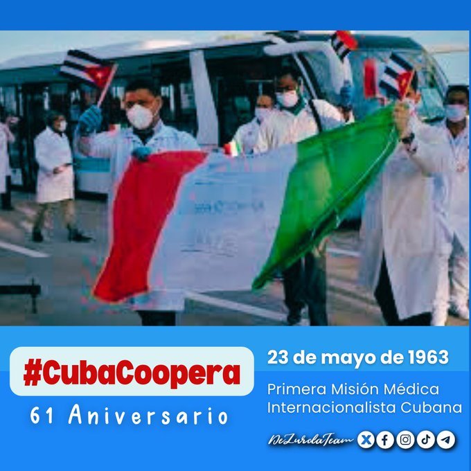 Los médicos #Cubanos🇨🇺 continúan allí, donde más los necesitan. 
#CubaSalva
#CubaPorLaVida
#61AñosSalvandoVidas
#EstaEsLaRevolucion 
#CubaCoopera