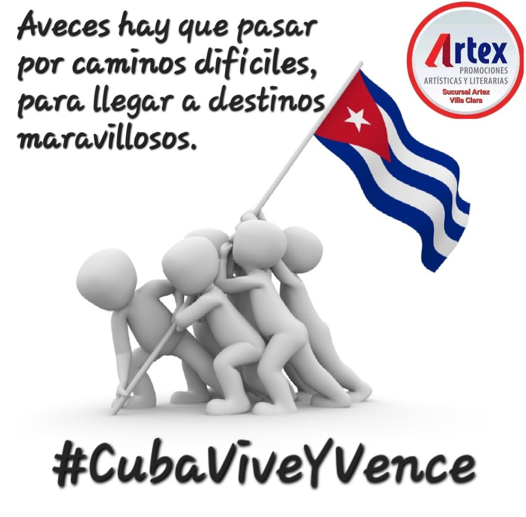 #JuntosPorVillaClara 
#SomosArtexCuba 
En defensa de la Revolución Cubana y de nuestro proyecto social.
#PatriaOMuerte VENCEREMOS!
#UnidosPorCuba