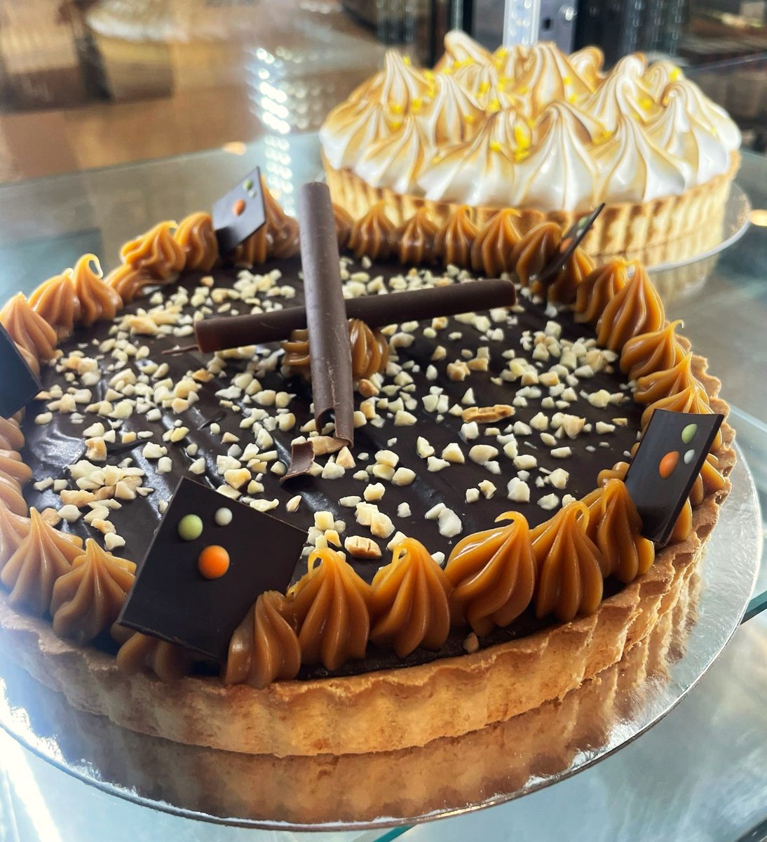 Woweee. Our bakery has produced a new range of delicious desserts now made daily for your discerning palates. Think - Lemon meringue with fresh raspberries or Salted caramel chocolate tart, for instance. They can also be made to order for special occasions 
#desserts #freshbaked