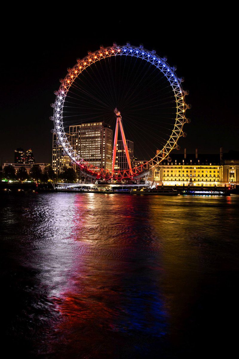 Tonight, @TheLondonEye  will be illuminating with a special design to  mark Vesak – celebrating The Buddha’s birth, enlightenment and final  nirvana, the day he passed away.