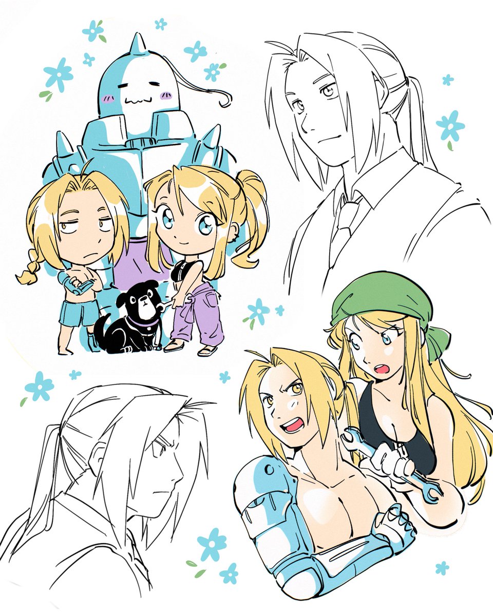 Fma doodles 🩵🌱