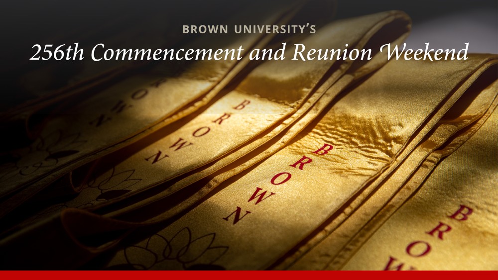 Attend a Commencement and Reunion Weekend forum on Saturday, May 25 and learn about interesting topics from faculty, alumni and distinguished guests. #BrownU #Brown2024 #BrownReunion 

View a complete list of all the weekend’s forums: brnw.ch/21wK43j