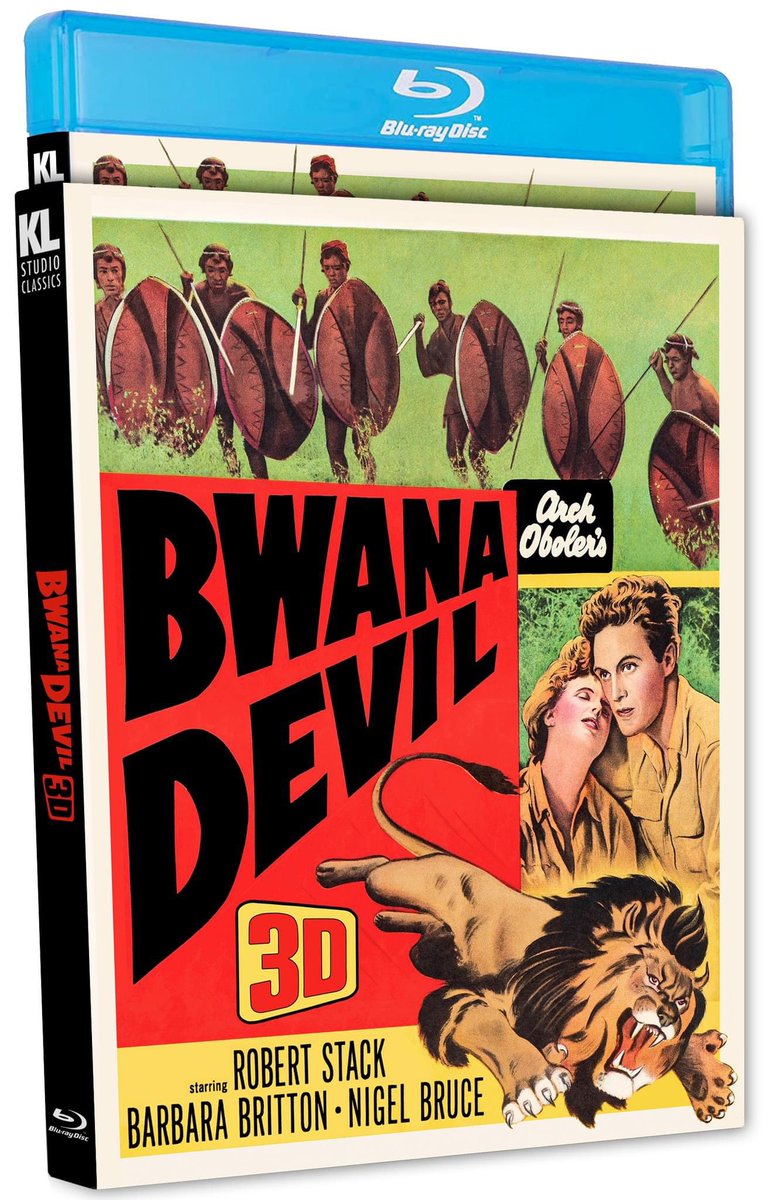 “Bwana Devil 3D” (1952) is coming to Blu-ray 3D!!!

Releases July 30th!
kinolorber.com/product/bwana-…

😎❤️

Unfortunately only ships to US and Canada. 😭
@KLStudioClassic @KinoLorber
