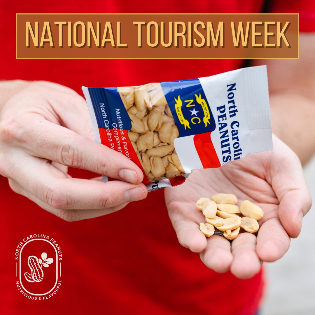 In celebration of #NationalTourismWeek, we've delivered our nutritious and flavorful NC peanut packs to nine NC Welcome Centers. While you're exploring our beautiful state, remember to tag us and share your peanut-fueled adventures! 🥜

#NCpeanuts #gottobenc #explorenc