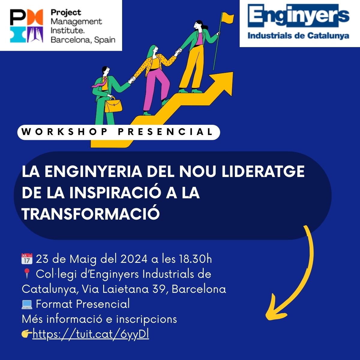 📢 Tic tac, preparado para el evento de hoy en el colegio de <a href="/Enginyeria/">Enginyers Industrials de Catalunya</a> 

#pmi_bcn