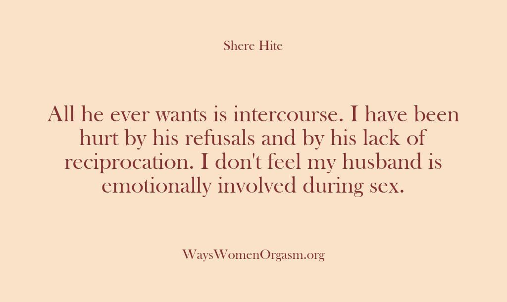 LrnAbtSexuality's tweet image. Excerpt from 'The Hite Report' - a study on sexual research that explores women's experience with #orgasm. Discover intriguing insights on the topic! #SexResearch #FemaleExperience