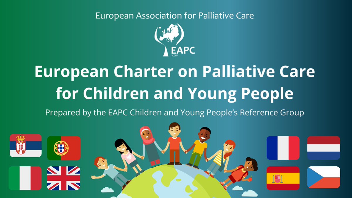 ❗German and Arabic translations now available❗ The European Charter for Palliative Care for Children and Young people is available for download in a number of languages on our group's webpage. eapcnet.eu/eapc-groups/re…