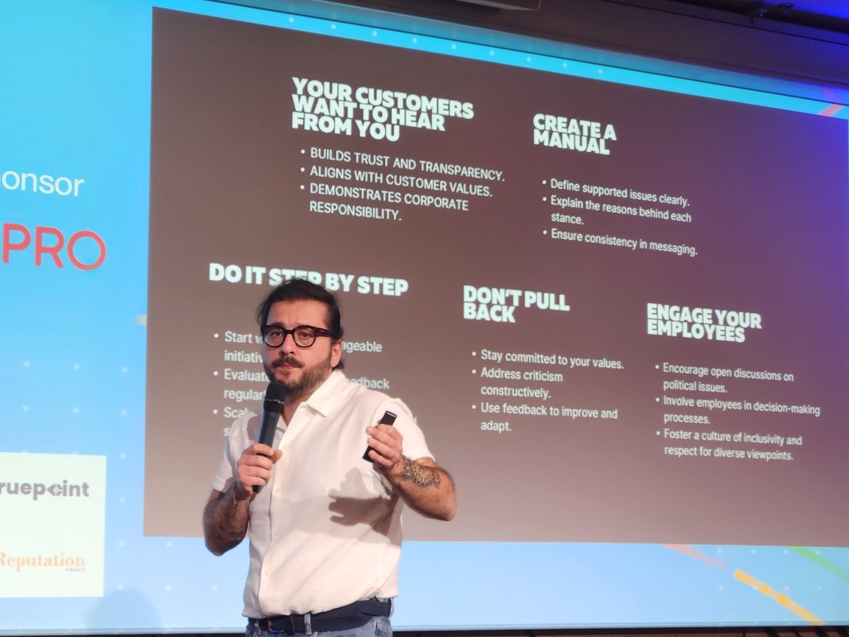 It's 2024 and some companies don't have cyber attacks as an operational and reputational risk in their crisis comms plans says <a href="/kostapetrov/">Kosta Petrov</a> #amecsummit