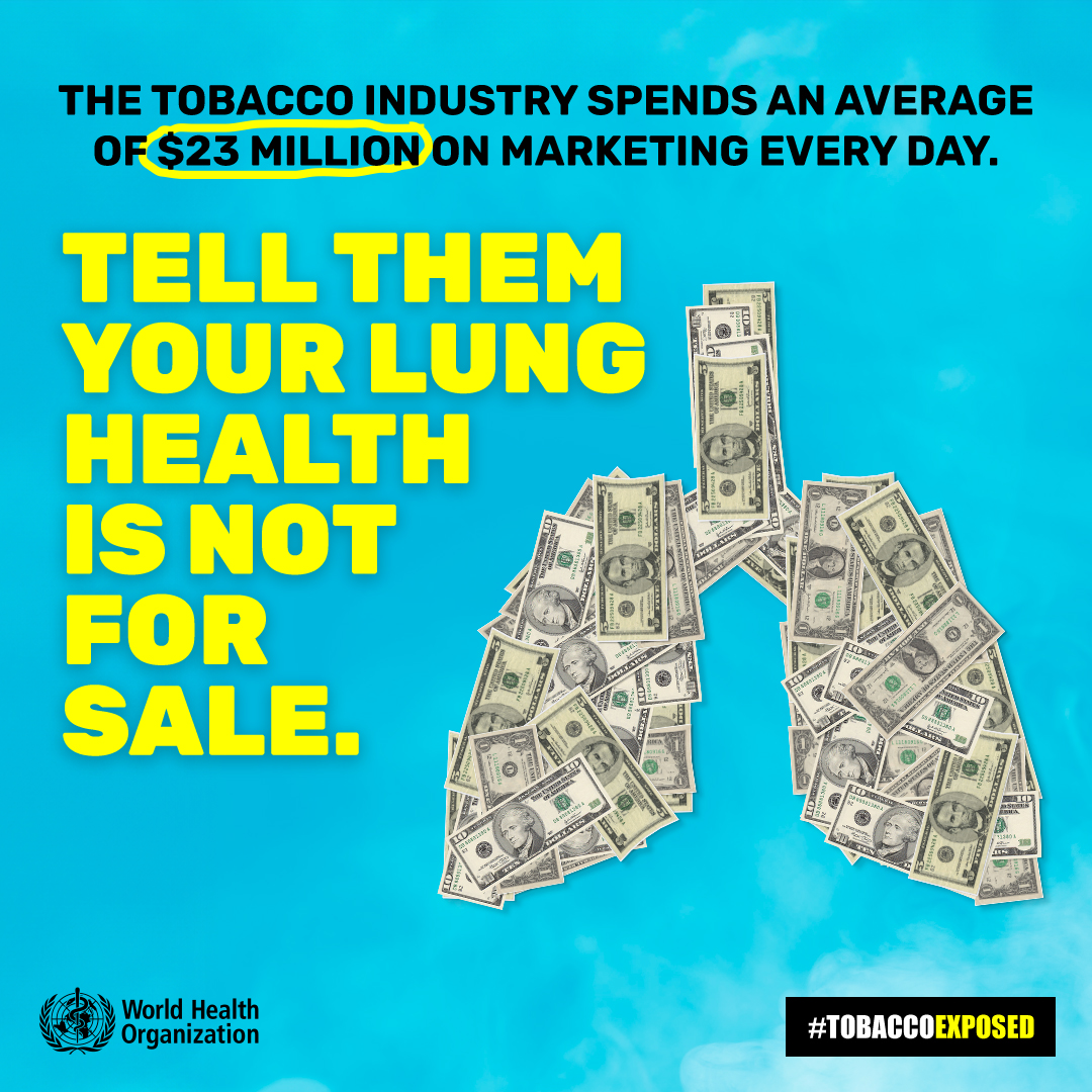 Big Tobacco will stop at nothing to reach their audience… even if it means they kill 8 million people a year with their products. It’s time to step in and call them out. Join the campaign: bit.ly/3yeDtt0 #TobaccoExposed