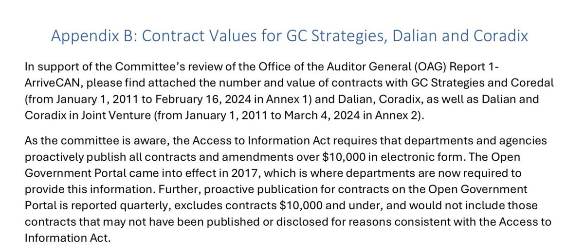 🧵The A/G data is out Its suggested these corps use their Govt connections to win contracts, and then subcontract the work to companies the Govt already works with GC Strategies - $100 Million Dalian - $128 Million Coradix - $598 Million Dalian/Coradix partnership - $189 M