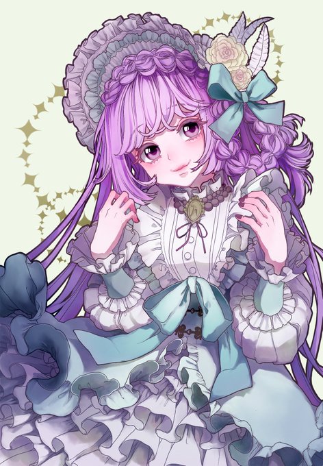 「bonnet lolita fashion」 illustration images(Latest)