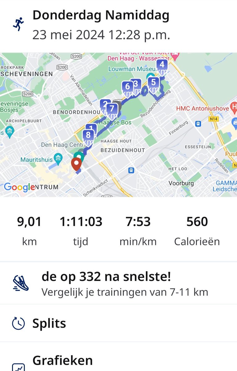 Iets met hoofd leegmaken en andere route. Lekkah! @loopmaatjes @Loopkoorts @LoopVirusNL @hardlopenisleuk