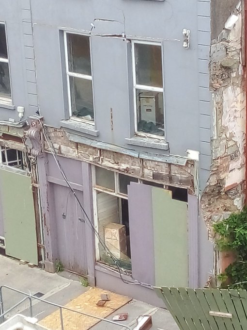 Just now there was a crash of glass from #derelictireland in #Sligo.

No one <a href="/sligococo/">Sligo County Council</a> gives a shit.

Does Sligo? <a href="/sligoweekender/">Sligo Weekender</a> <a href="/SligoChampion/">The Sligo Champion</a> <a href="/SligoChamber/">Sligo Chamber</a> <a href="/sligobusiness/">Sligo Business</a> <a href="/SligoBID/">Sligo BID</a> <a href="/SligoTidyTowns/">Sligo Tidy Towns</a>