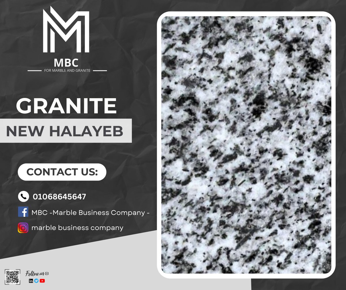 Don't miss s out! Place your order today and get the perfect Egyptian marble stones. ⏳

لا تفوت الفرصة! واطلب اليوم أحجار الجرانيت المصري المثالية🌔

للمزيد من التفاصيل تواصل معنا  :
📲01068645647
istagram📸: marble_business_company
YouTube📸:MBC-MarbleBusinessCompany
