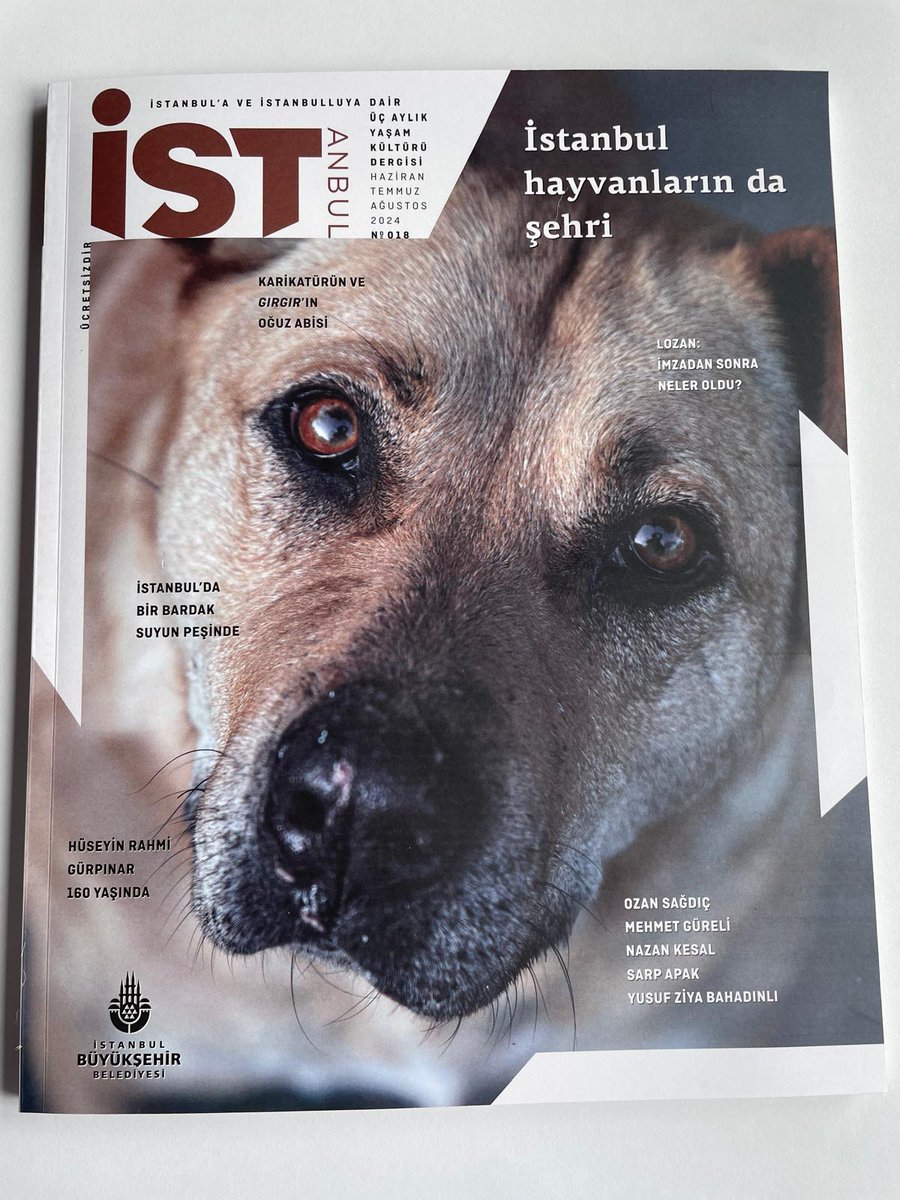 <a href="/dergi_ist/">Dergi IST</a> 18. sayısıyla "okunurken düşündürmeye hatta tartıştırmaya" geliyor.

1 Haziran'da çıkacak sayımızın dosya konusu "İstanbul hayvanların da şehri"
