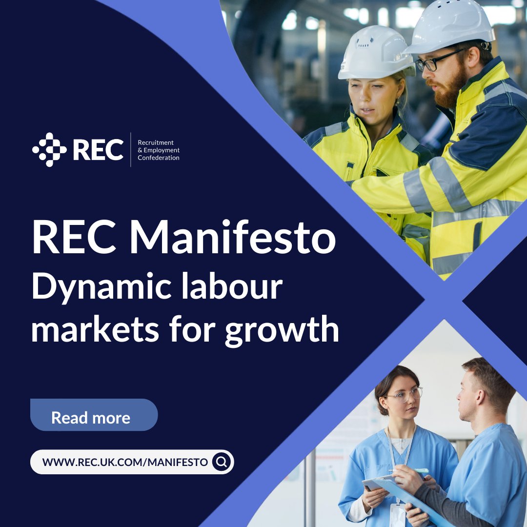 After yesterday's general election announcement, here’s a reminder of our Manifesto: Dynamic labour markets for growth, which sets out how an incoming government can achieve a dynamic labour market that supports our economyy. Read more: bit.ly/4b2wAda