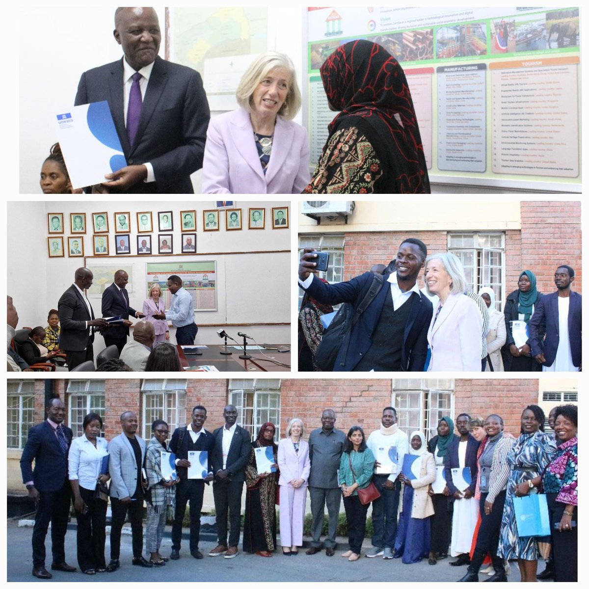 #Zambia was the first country to adopt the @UNESCO Qualifications Passport in 2019. Today, it’s a great pleasure for me to meet beneficiaries of this unique initiative recognizing prior academic qualifications & learning. There are now 93 successful applicants in the country!