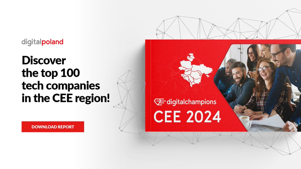 FundacjaDigital's tweet photo. Download our most prestigious report presenting the ranking of the top 100 tech companies from the #CEE region.

You will also find nearly 20 interesting commentaries in it.  The report debuted today during @PEInsight 

Link to the report in the next tweet. 

#DigitalChampionsCEE https://t.co/YOcP3fajLY