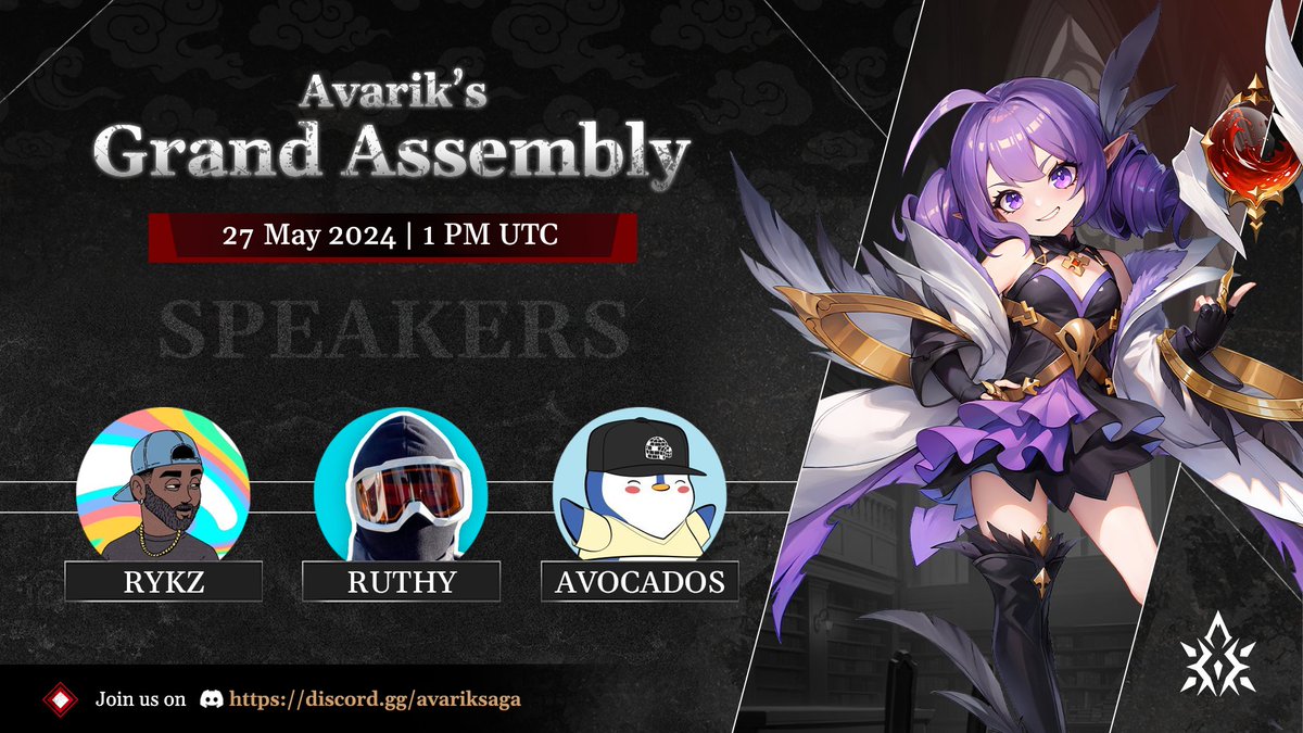 avariksaga's tweet photo. Ever dream of being at the heart of a revolution, darling? Our next town hall is where fantasies take flight.

📅 1pm UTC - 27th May
🔗 https://t.co/0gGcPKxtwP
🪪 Avarik Saga Universe NFT x 2

Will you come, adventurer? Comment below! https://t.co/076ud0byVI