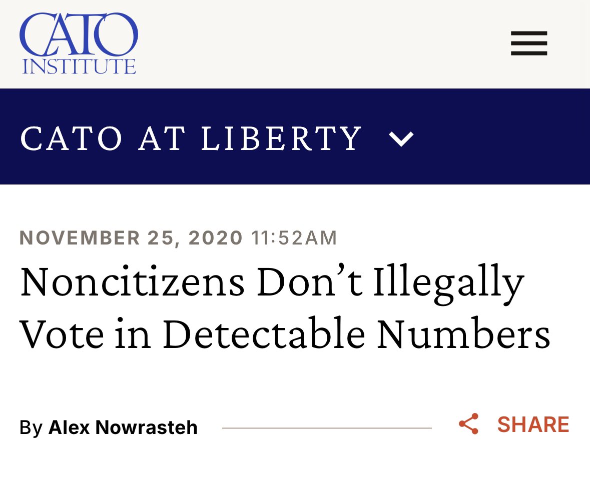 This morning Politico branded Cato and open borders shill Alex Nowrasteh as a conservative organization and expert.