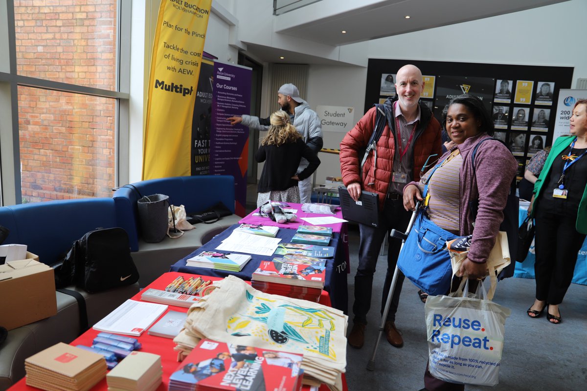 Adult Education Wolverhampton is hosting a Higher Education and Multiply (Plan for the Pinch) fair today.  
Join us between 1.30pm and 5.30pm
#aewolverhampton #adulteducation #OldHallStreet #TODAY #university #Fair #AccesstoHigherEducation #HigherEducation #Multiply