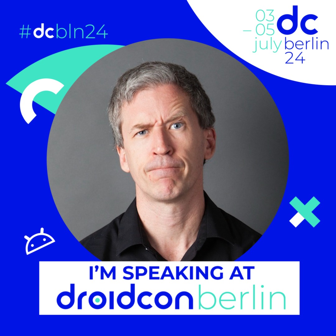 The Android community is not rid of me quite yet.
See you in Berlin!
<a href="/droidconBerlin/">droidcon Berlin</a> #dcbln24
