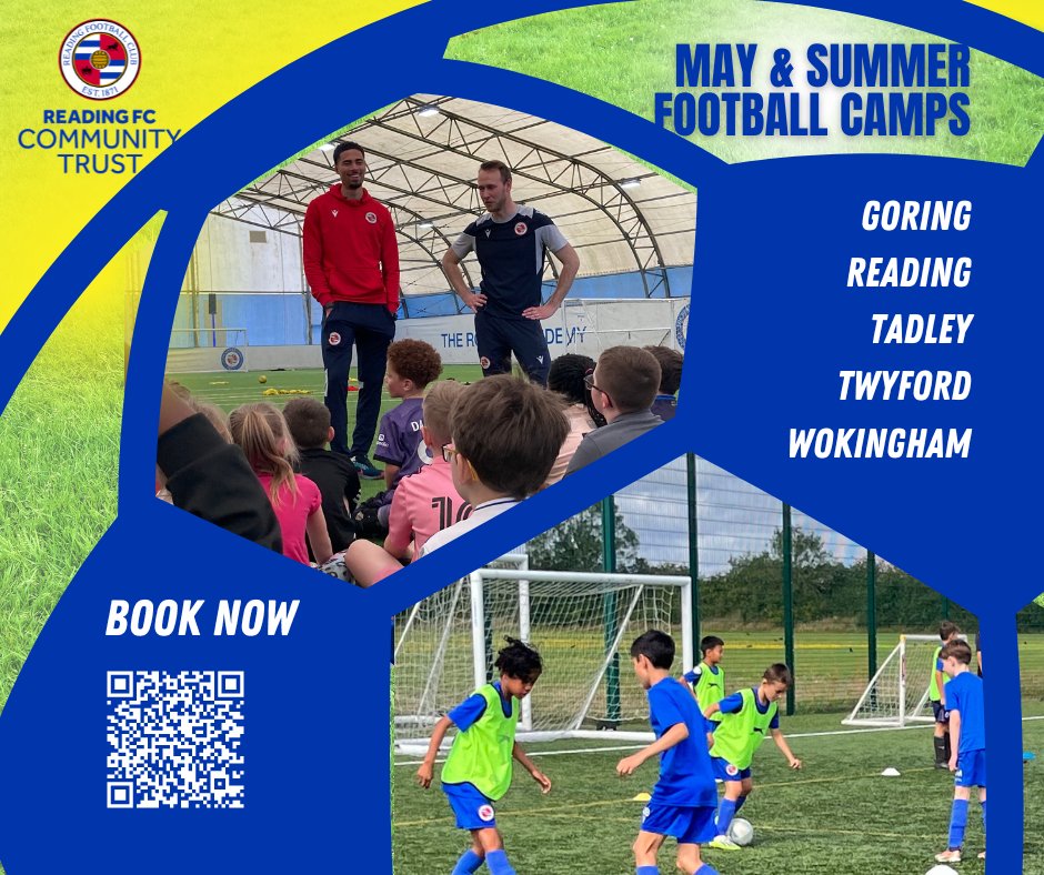 There is still time to book Football Camp places for your 5-14 year olds this half term ⚽️ Meet friends, learn new skills, get active - secure your place now👍 bit.ly/RFCFootballCam…