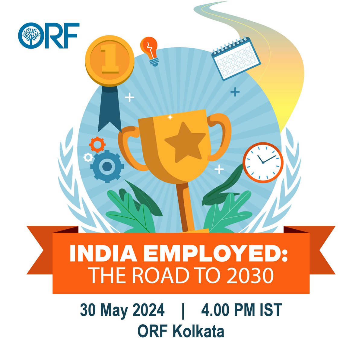 .@ORFKolkata is hosting a discussion 'India Employed: the road to 2030' featuring @DrNilanjanG, Alakananda Ghosh, Ambarish Dasgupta, @meerashenoy, & Biswatosh Saha 30 May | 4:00PM This is an in-person event RSPV: megha.dutta10@gmail.com Know more: or-f.org/27501