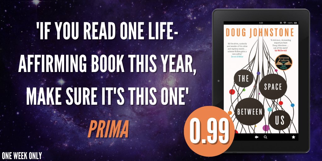 ☄️🪐 #DEAL 🪐☄️

@doug_johnstone's life-affirming, awe-inspiring, EPIC #TheSpaceBetweenUs ON #sale EVERYWHERE!

As seen on @BBCTwo #BetweenTheCovers

#MeetSandy

🐙geni.us/kB9RY

#BookTwitter #SFF #BooksWorthReading #Deals #bankholiday #SummerReading #Scotland