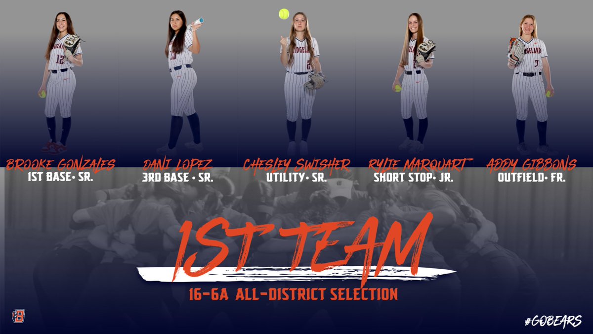 Congratulations to our District 16-6A 1st Team athletes!! We are so proud of you!! #1stTeam