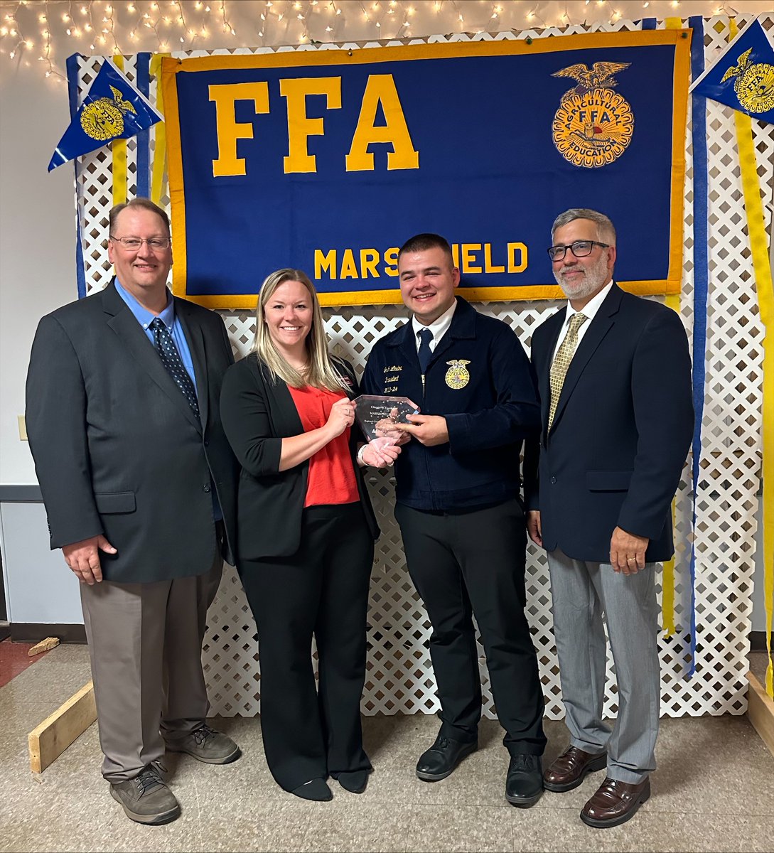 Mid-State Technical College has awarded its 2024 Regional FFA Career Development Events (CDE) Chapter of Excellence Award to the Marshfield High School FFA chapter.

Read the full story at mstc.edu/news/marshfiel….