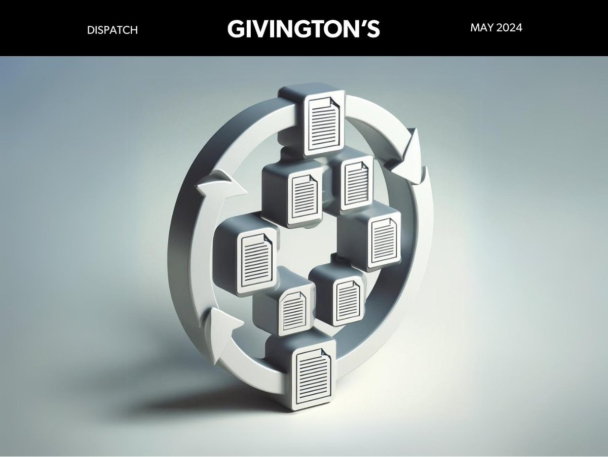 Givingtons's tweet image. Feel like everyone else is creating reams of content marketing, but your brand struggles to keep up?

In this month's @Givingtons Dispatch: The secret to multiplying your marketing output givingtons.com/dispatch-may24