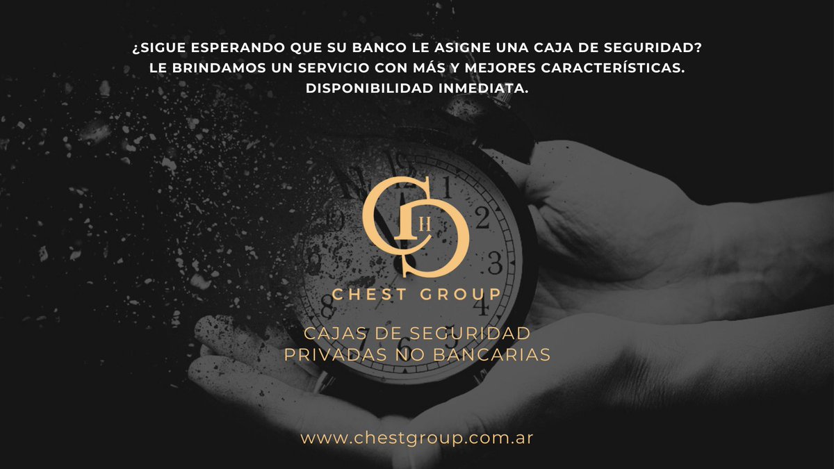 No espere por una caja de seguridad. En Chest Group tenemos disponibilidad inmediata en diversos tamaños. ⏱⌛️🔑💸

#chestgroup #cajasdeseguridad #cajafuerte #boveda #seguridad #seguridadprivada #ahorros #monedas #valores #dolares