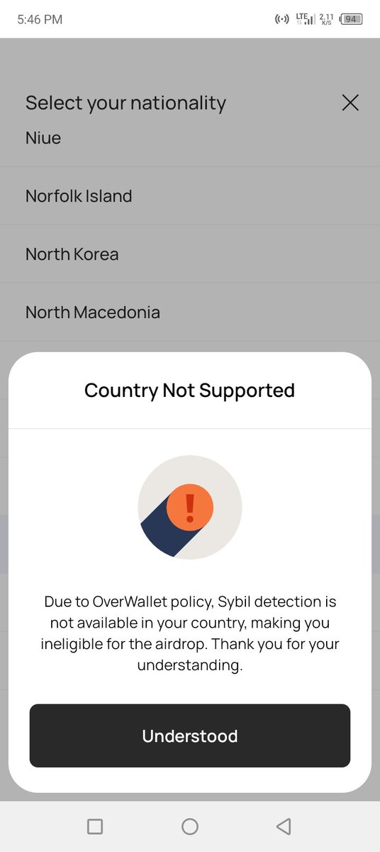 Pakistan is kyc not supported way help