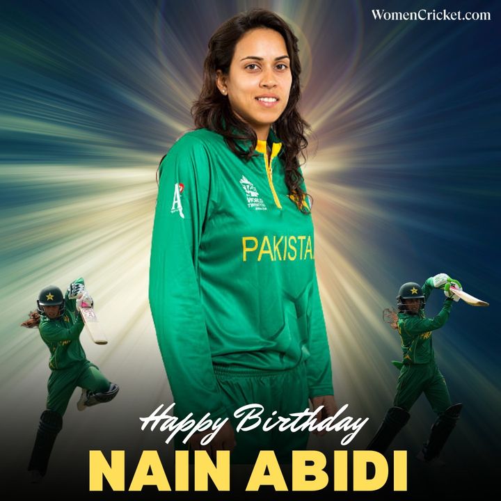 Happy Birthday, Nain Abidi 🎉🎉 #women #cricket #NainAbidi #pakistancricket #birthday #CricketTwitter #WomenCricket