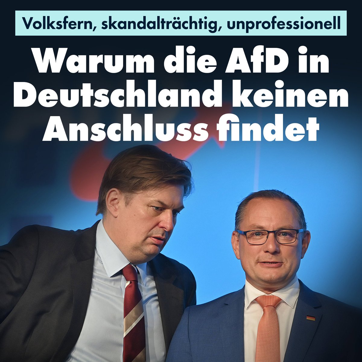 Warum der SS-Skandal um Krah keiner ist, aber dennoch offenbart, wie sehr es der AfD an Professionalisierung fehlt: • »Dabei ist nichts an Krahs Äußerungen wirklich skandalös. Dass es insbesondere junge (noch nicht volljährige) SS-Mitglieder gab, die keine Überzeugungstäter