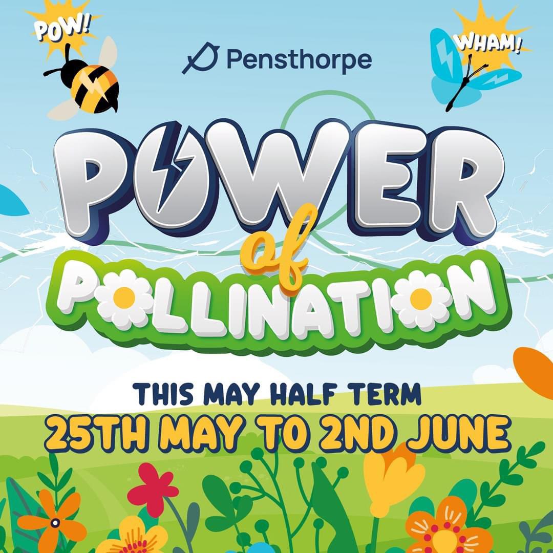This May Half Term… Buzz over to Pensthorpe and learn all about the fantastic and unusual pollinators, and their importance, whilst discovering the Power of Pollination! Find out more and book tickets @ pensthorpe.com/events/power-o…
