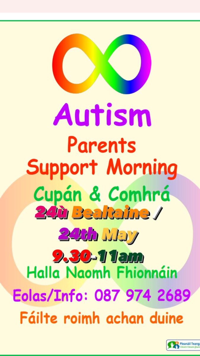 Great for parent's. I'd urge everyone to join their local support groups. #autismawareness