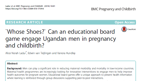 BU Research Blog | BU graduate’s paper read 600 times | Bournemouth University Today's #blogs about @AliceLadur @BioMedCentral paper @VanoraHundley @WhoseShoes @MinofHealthUG @GovUganda #CMWH …pregnancychildbirth.biomedcentral.com/articles/10.11…