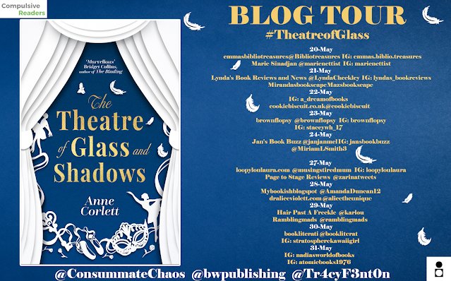 Welcome to my #PublicationDay spot on the @Tr4cyF3nt0n #CompulsiveReaders #BlogTour for the utterly spellbinding #TheTheatreOfGlassAndShadows by @ConsummateChaos Out now from @bwpub #TheatreOfGlass The Show must go on! 🎭 brownflopsy.blogspot.com/2024/05/the-th…