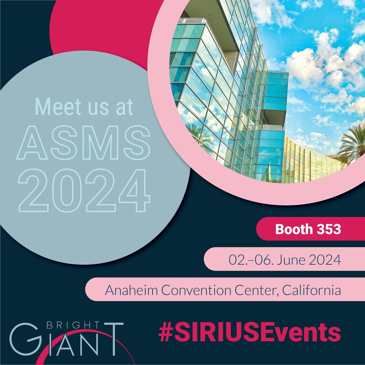 Join us at #ASMS2024! 

As leaders in #SmallMolecule #MassSpectrometry, we're eager to showcase our cutting-edge #StructureElucidation software #SIRIUS_MS. Don't miss this chance to connect with our team and visit our talks, workshops, posters, and our booth.

#SIRIUSEvents