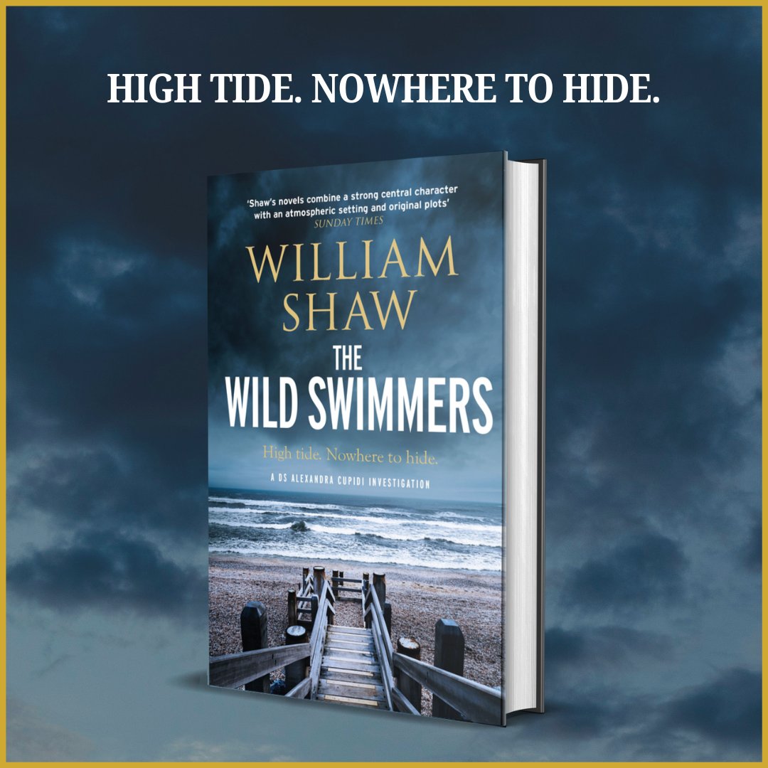 When a mysterious body washes up on the Folkstone shoreline, DS Cupidi starts to suspect it is more than just an accidental drowning... THE WILD SWIMMERS by @william1shaw is out today in hardback, ebook & audio! Order your copy here: brnw.ch/21wK3t4