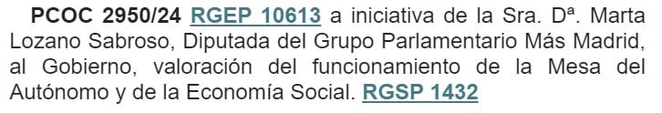 eduardoguti_'s tweet photo. Mañana preguntamos por la valoración del gobierno de #PPAyuso sobre el trabajo de la Mesa del Autonomo, y #EconomiaSocial porque las empresas de la Economía Social y los Autónomos de Madrid se merecen un ámbito de diálogo regular y reglado con la administración regional. https://t.co/caZswMnnKW