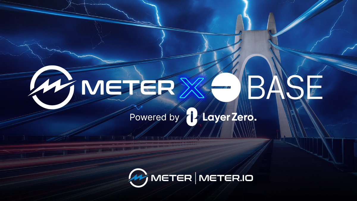Meter_IO's tweet photo. Did you know that it's possible to bridge from Base to #MeterNetwork using https://t.co/M8Aln2PKwJ, powered by @LayerZero_Labs ?
Moreover, if you are on #Base and want to get a taste of the Meter yields, check out the high yield on @SumerMoney $suUSD pool on @aerodromefi https://t.co/JYKIGgoWXH