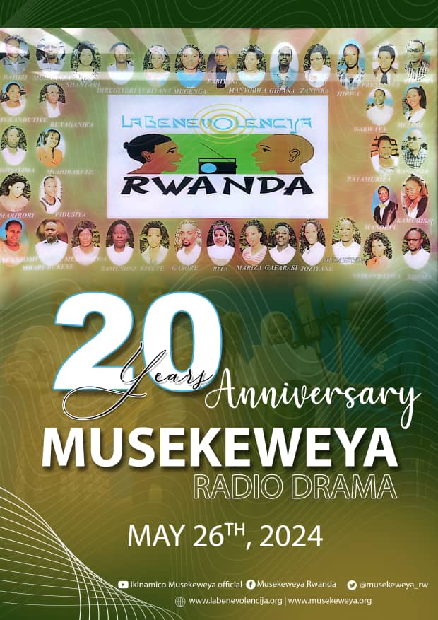 Musekeweya celebrates 20 years of broadcast!
#Musekeweya20