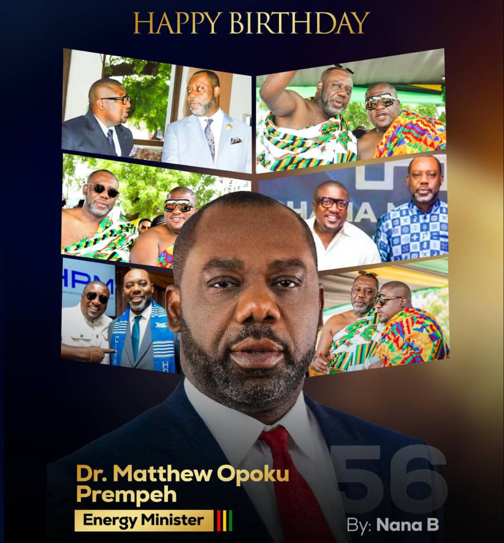 Happy birthday to the Energy Minister, @MatthewOPrempeh May your special day be filled with joy, blessings, and success. Thank you for your dedication and hard work in ensuring a sustainable energy future for our country. Wishing you all the best on your birthday and always.