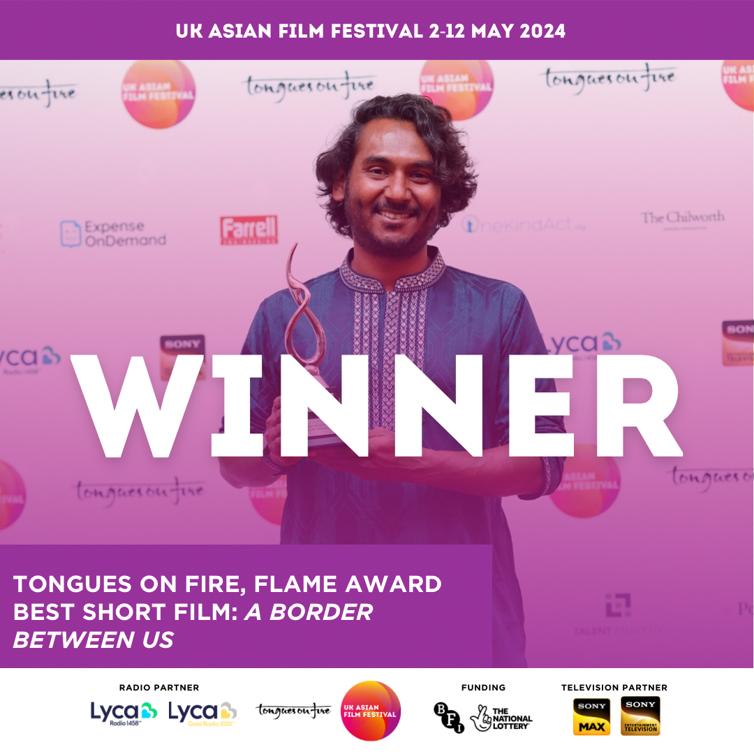 The award gala ceremony was an amazing evening with some incredible winners…

Congratulations to A Border Between Us for winning the Tongues on Fire, Flame Award for Best Short Film.

On behalf of the team at UKAFF, well done on your incredible achievement.