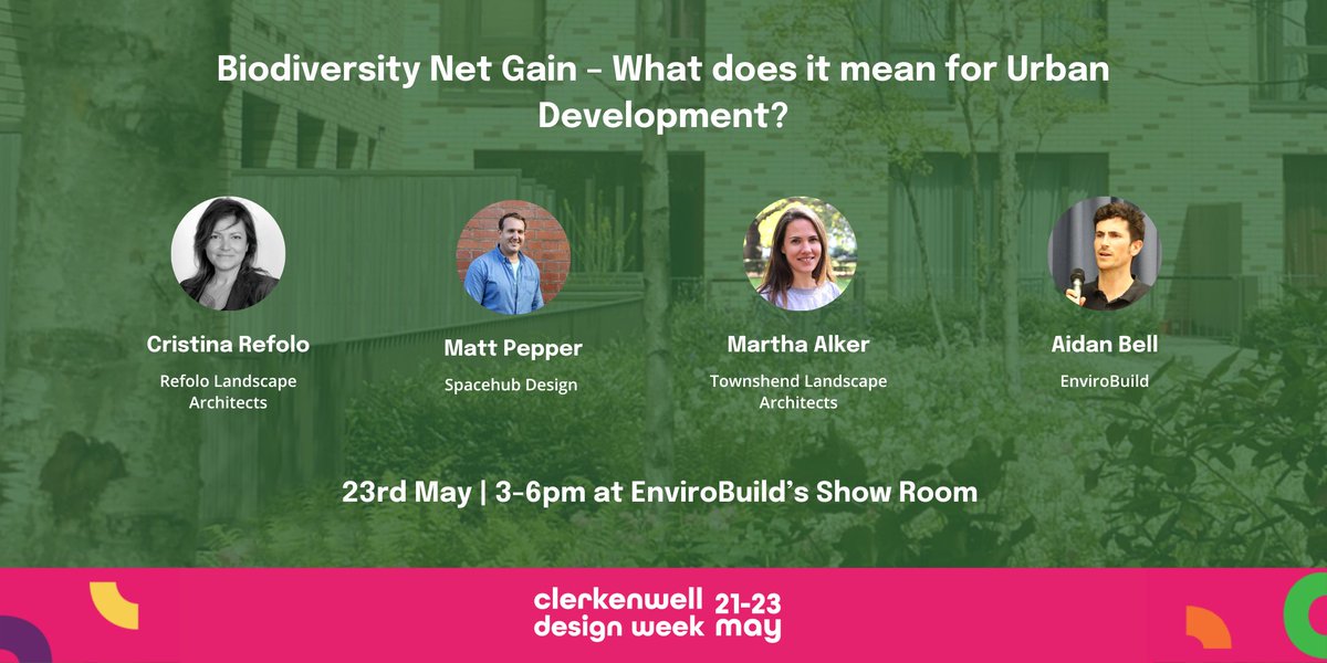 Looking forward to the conversation later today at <a href="/ENVIROBUILDcom/">EnviroBuild</a> with Cristina <a href="/spacehubdesign/">Spacehub</a> Martha Alker from Townshend